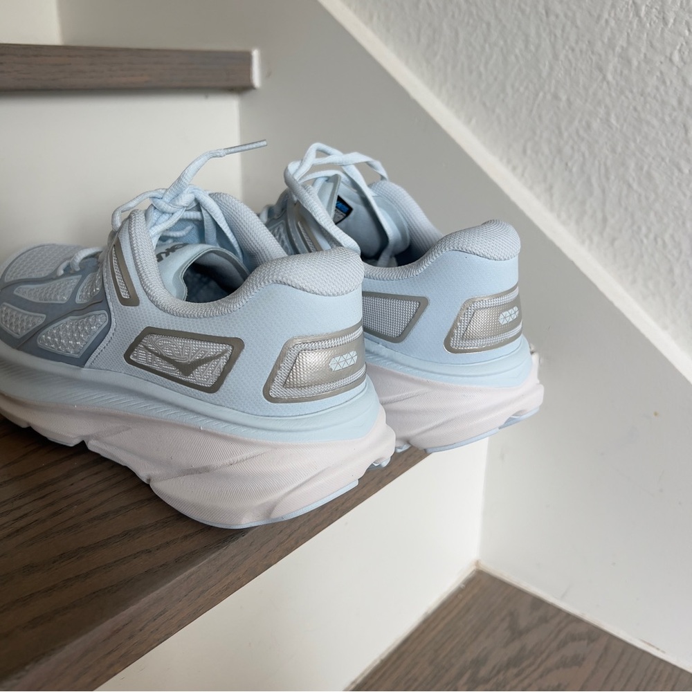 NWOB HOKA Clifton One9 Sneakers in Clear Lake Blue / White - Picture 5 of 8